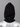 Black HoodieHat with black drawstring for athletes, American made gym hat, unisex workout hats
