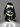 Dark green camouflage HoodieHat with black drawstring and loose fit bandana style. American made hat, adjustable hat, and unisex hood.
